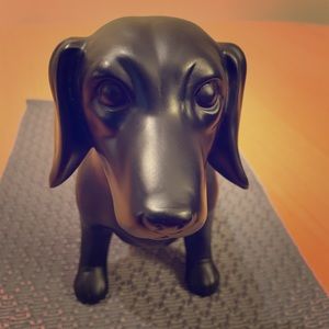 Dachshund statue